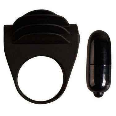 Anello vibrante in silicone con proiettile potente per erezioni forti